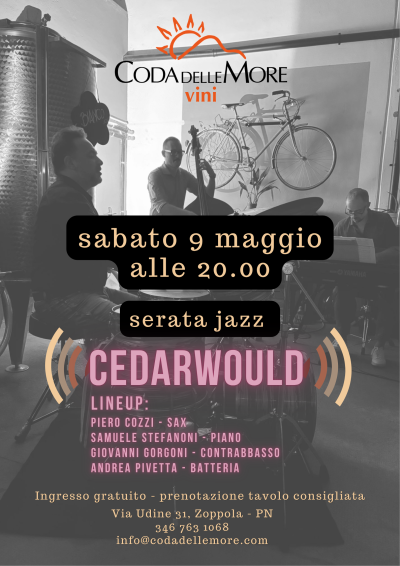 evento jazz con i Cedarwould